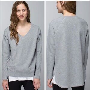 Lululemon After Asana V-Neck Sweatshirt